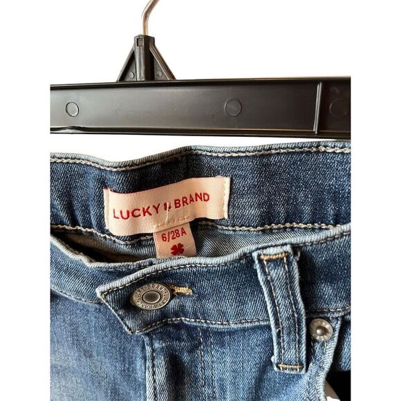 Lucky Brand Women's Mid-Rise Skinny Jeans Blue Size 6 Stretch Denim - Picture 2 of 3